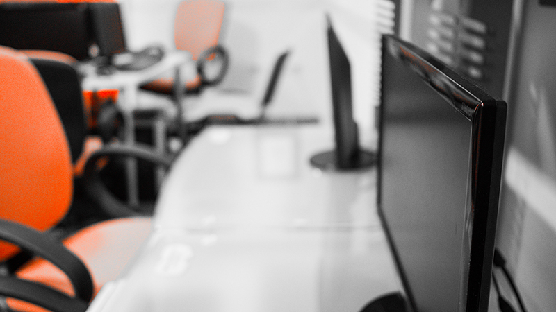 Spazio aula con disposizione flessibile