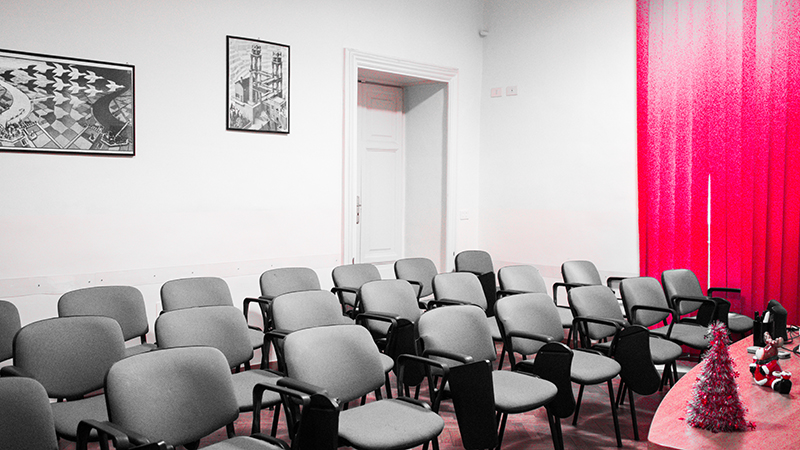 Vista panoramica aula formazione